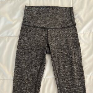 Lululemon wonder under gray leggings